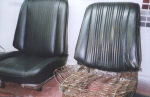 Reupholstered Seats From a 1972 Chevelle